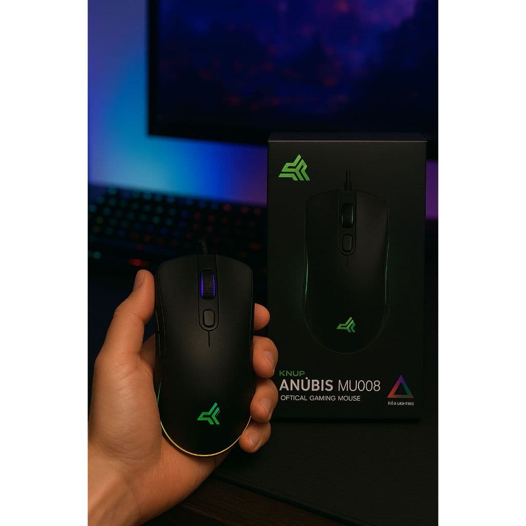 Mouse Gamer Anubis Rápido com fio