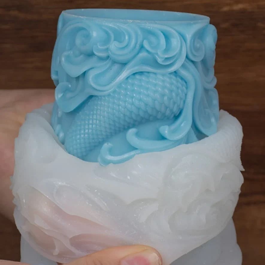 Molde 3D Realista Praia Oceano Mar