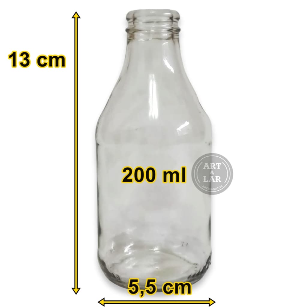 15 Garrafas Leite de Coco Vidro LISAS 200ml Decoração Lembrancinhas