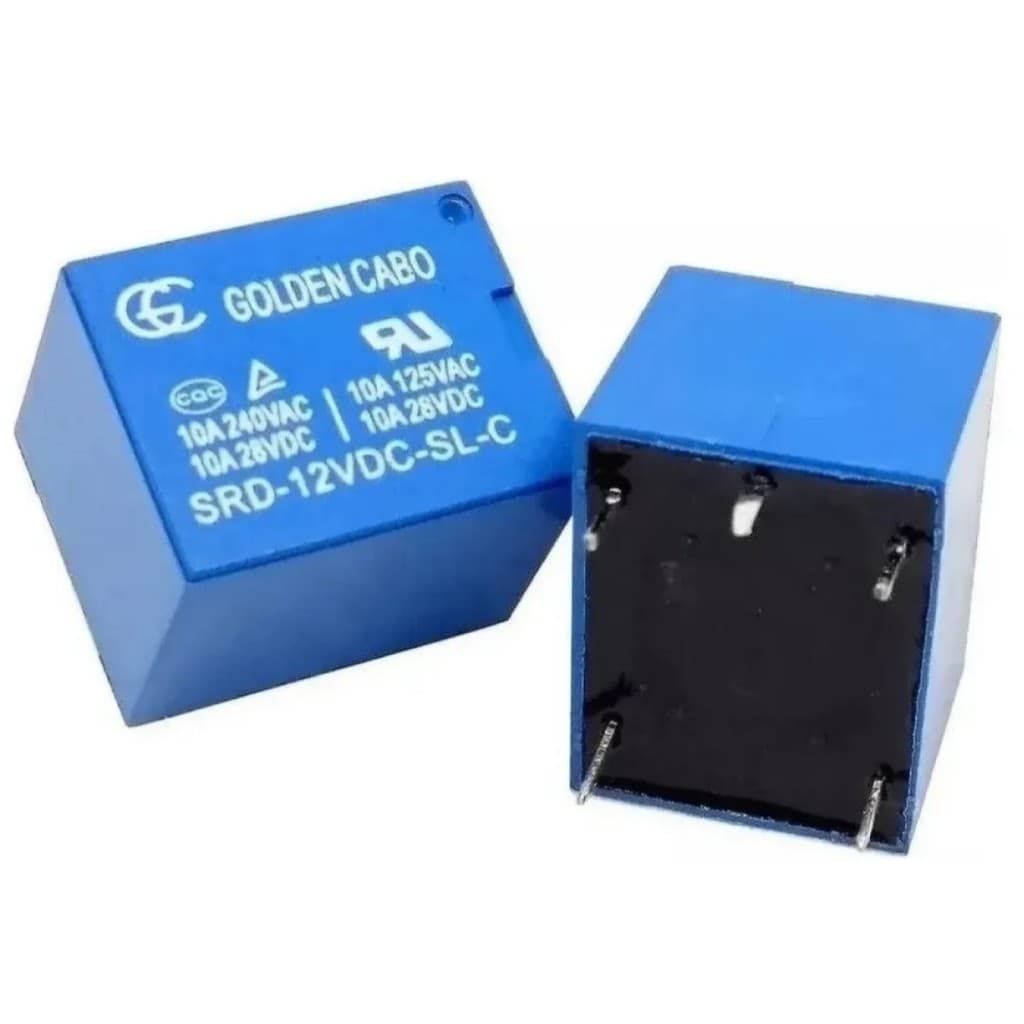 6pcs Rele 12v 10a 5 Pinos Eletrica Eletronica Alta Qualidad