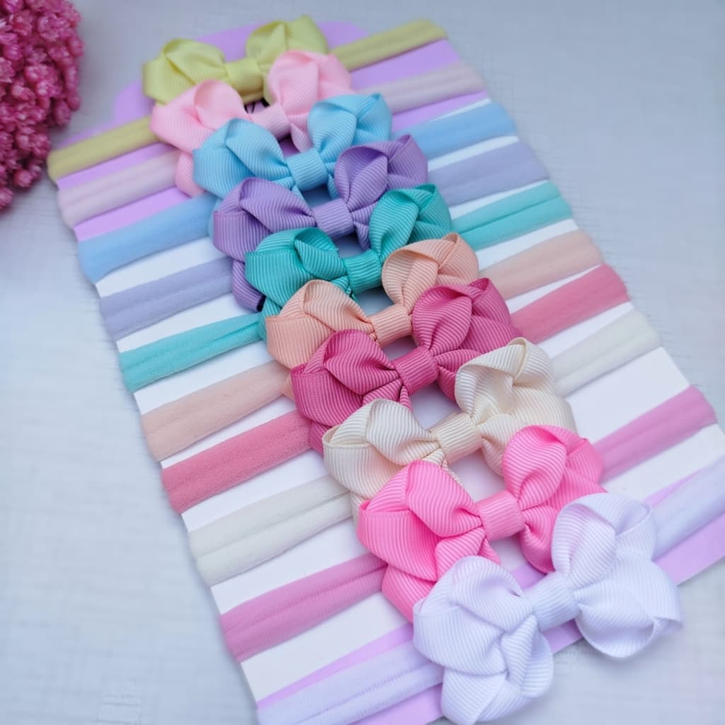 faixas laço para bebê/tiaras de cabelo para bebê/lacinho bebê faixinha/laço RN