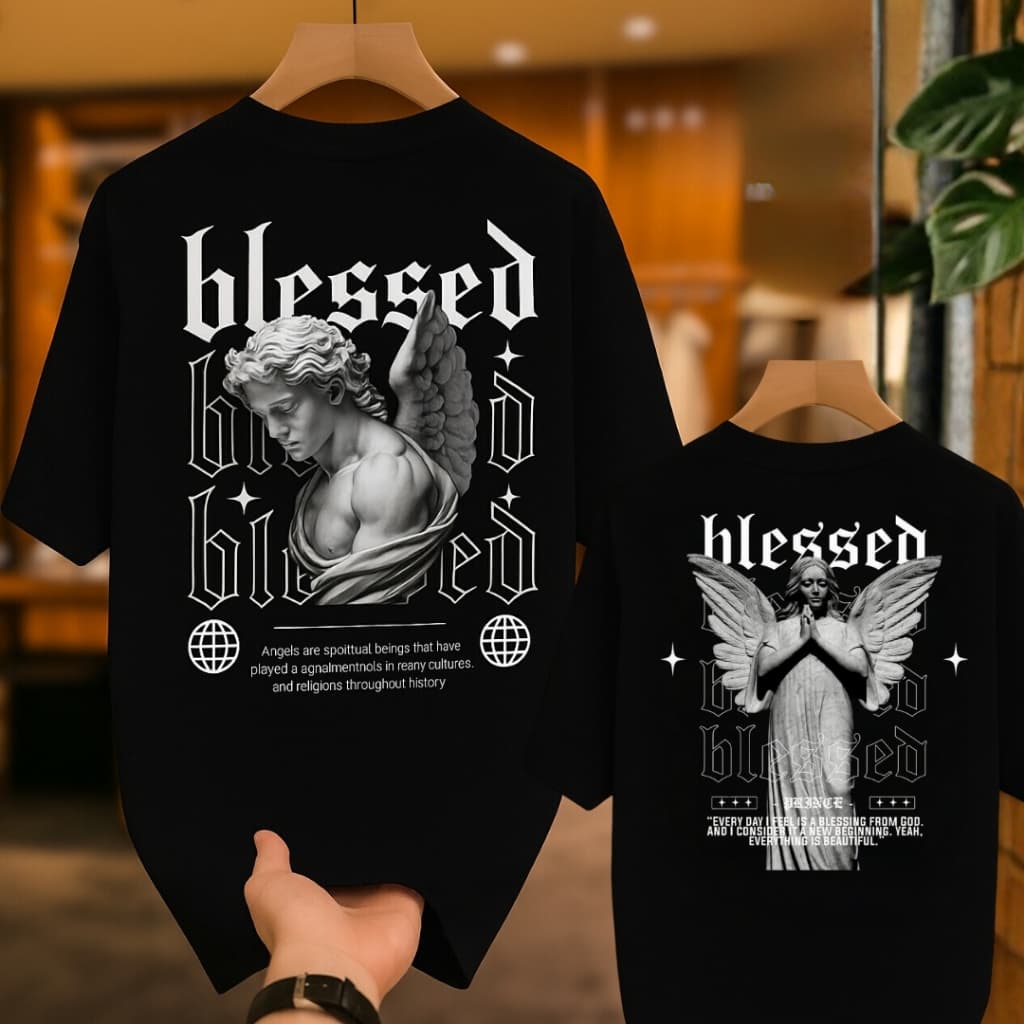 KIT 02 Camisetas Streetwear Unissex | 100% Algodão 30.1 | DTF Alta Qualidade | Estampas Variadas