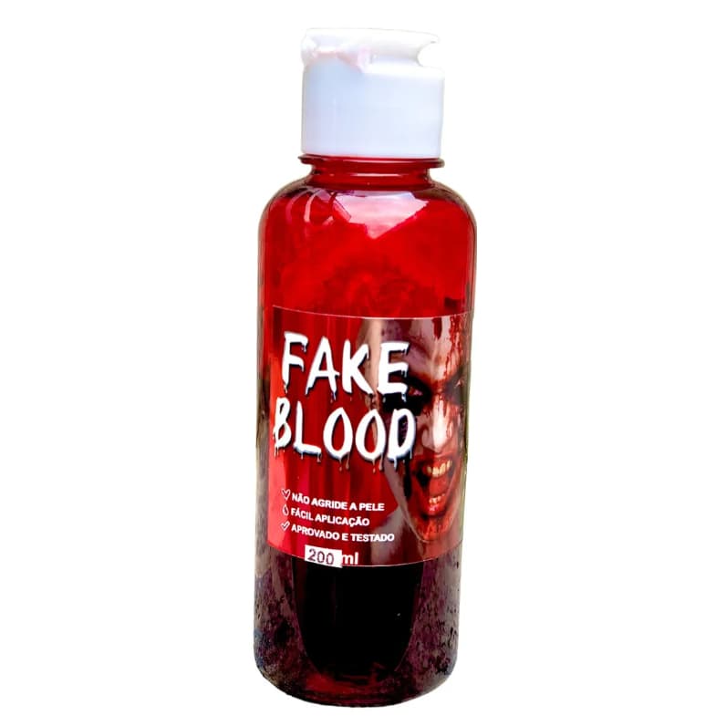 Sangue Líquido Cenográfico 200 gramas. Falso Artístico Realista - Fake Blood