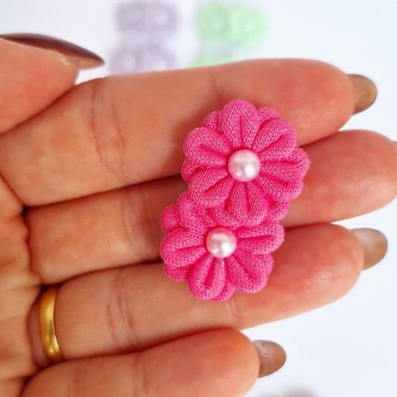 par de laços/laços de cabelo/lacinhos no velcro