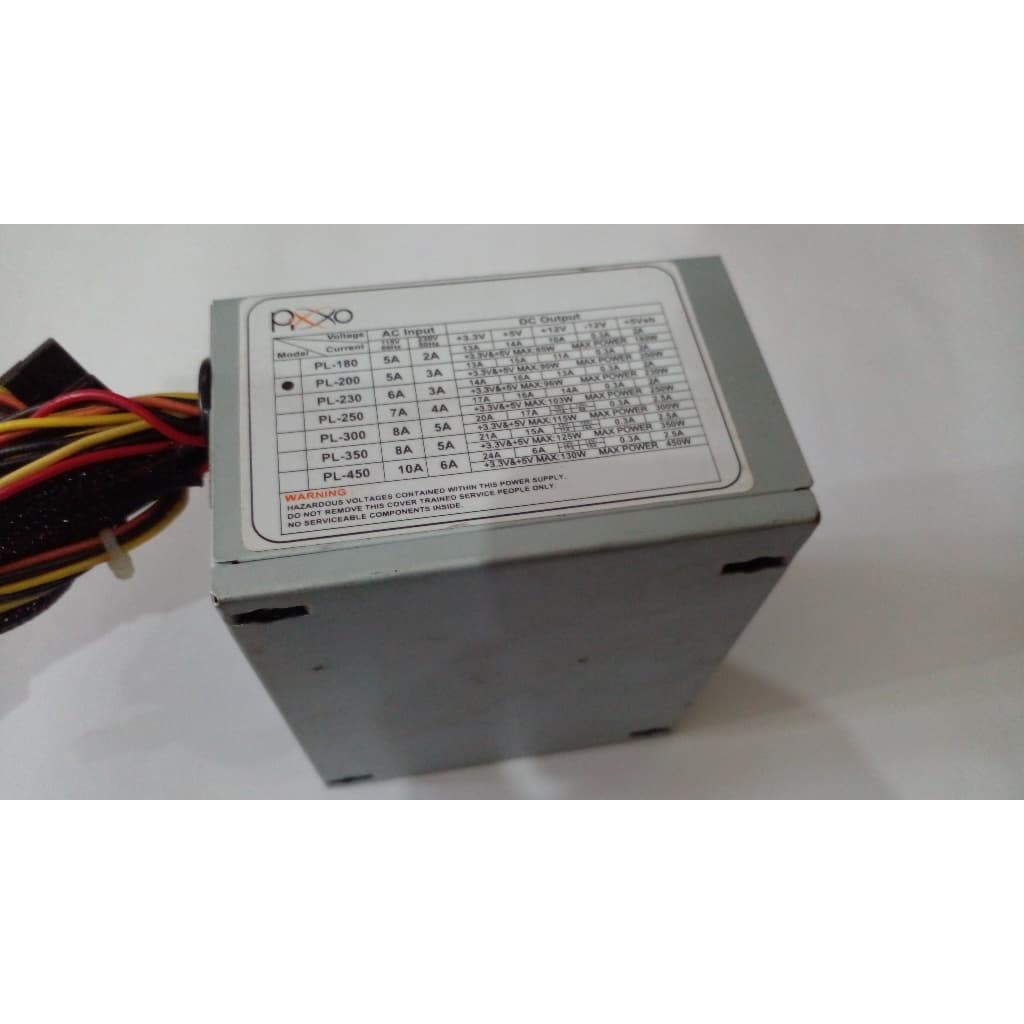 Fonte Mini ATX Pixxo Modelo PL200 200W - Usada