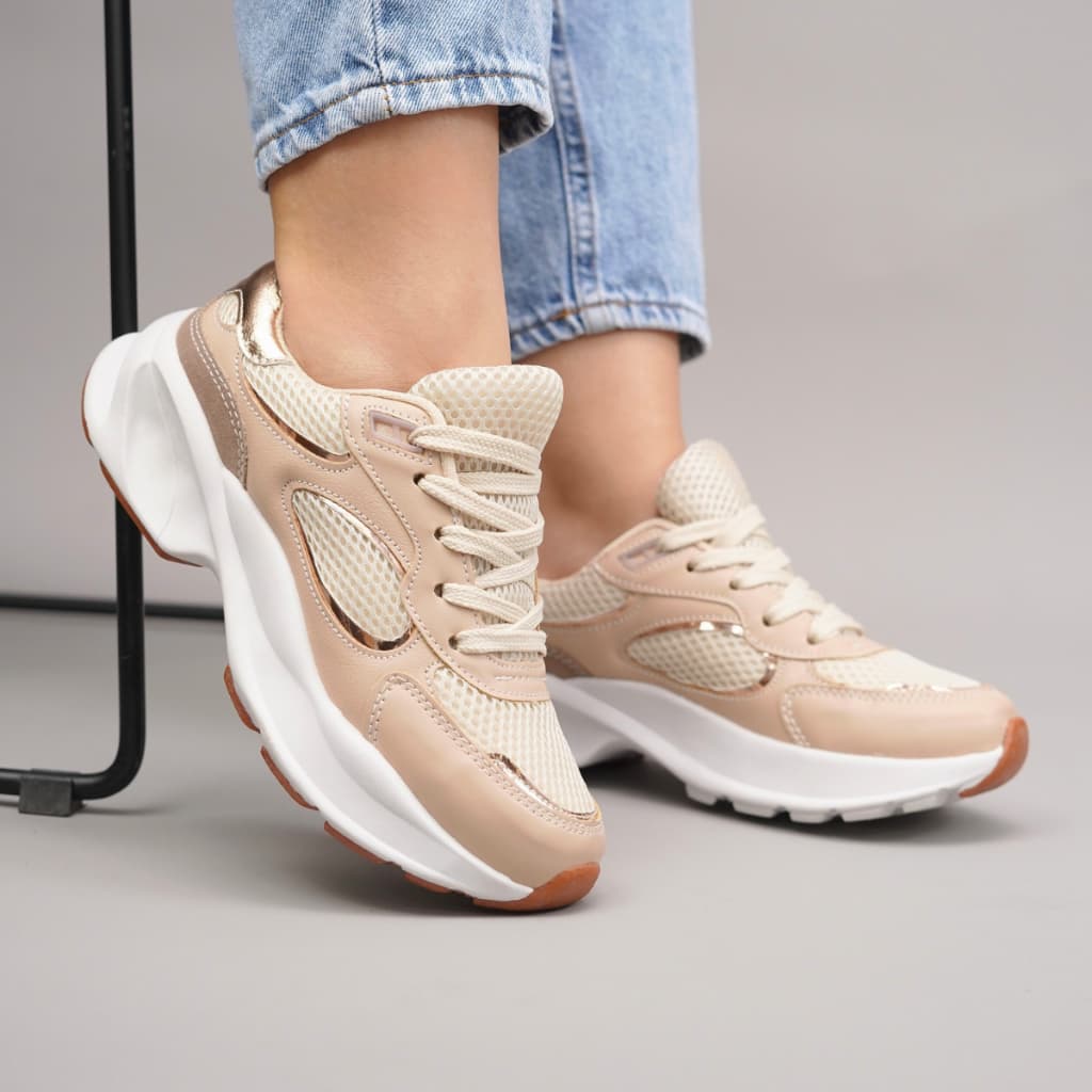 Tênis Casual Feminino Chunky Estilo Esportivo Moderno Elegante - Envio Imediato
