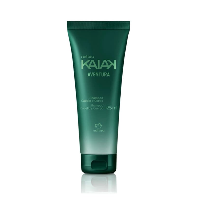 Shampoo masculino Natura Kaiak aventura cabelo e corpo 125ml