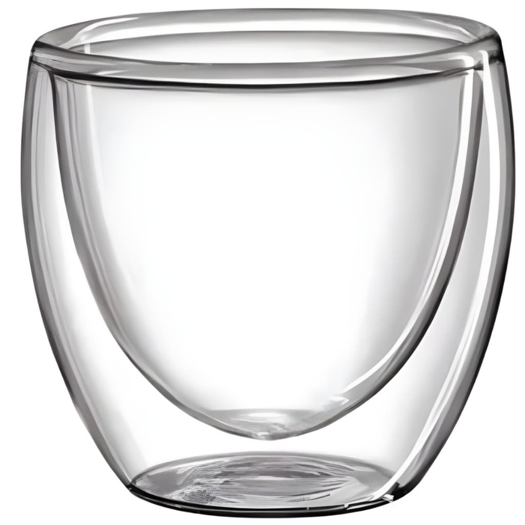 Copo de Vidro Duplo 250ml Premium – Design Moderno, Elegante e Resistente ao Calor e Frio
