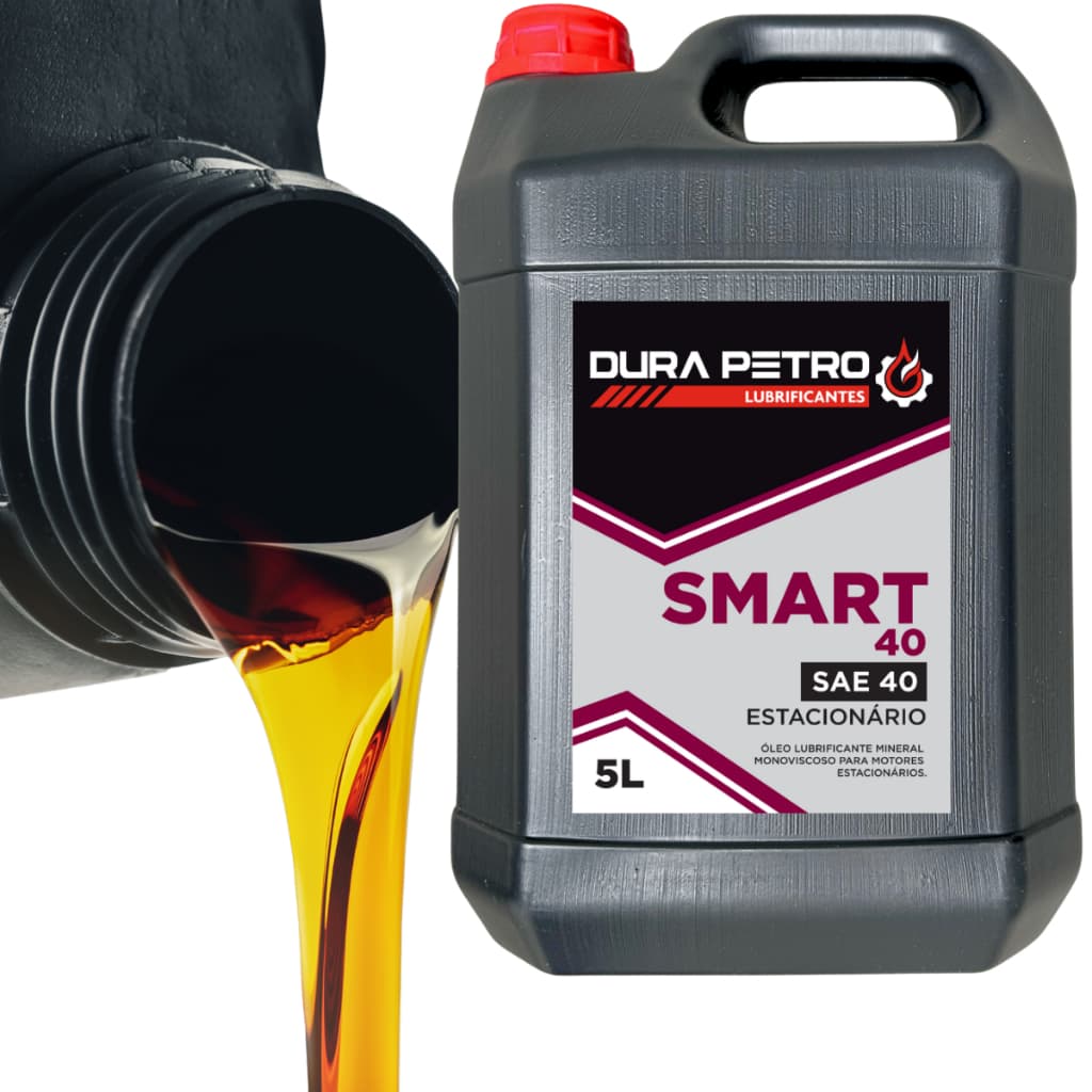 Oleo Lubrificante Sae 40 Motores Diesel Balde Galão de 5Litros