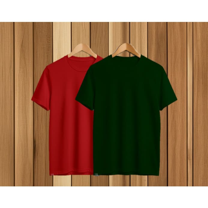 Kit 2 Blusinhas Femininas e Masculinas 100% Algodão T-shirt Lisa Camiseta Varias Cores