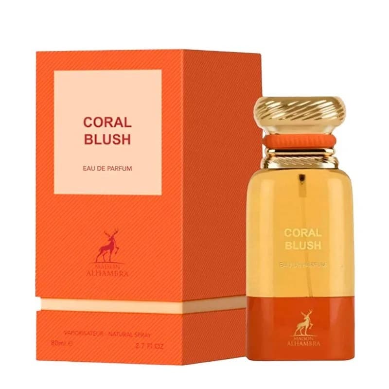 Maison Alhambra Coral Blush EDP Perfume Árabe Feminino 80ml