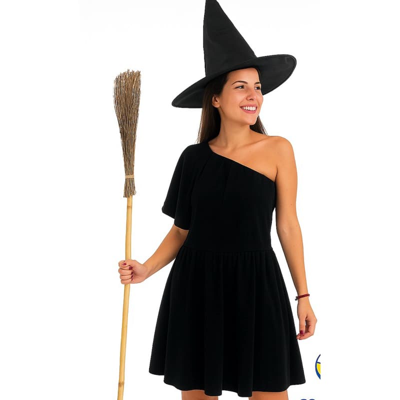 Vestido Preto Para Halloween Dia Das Bruxas