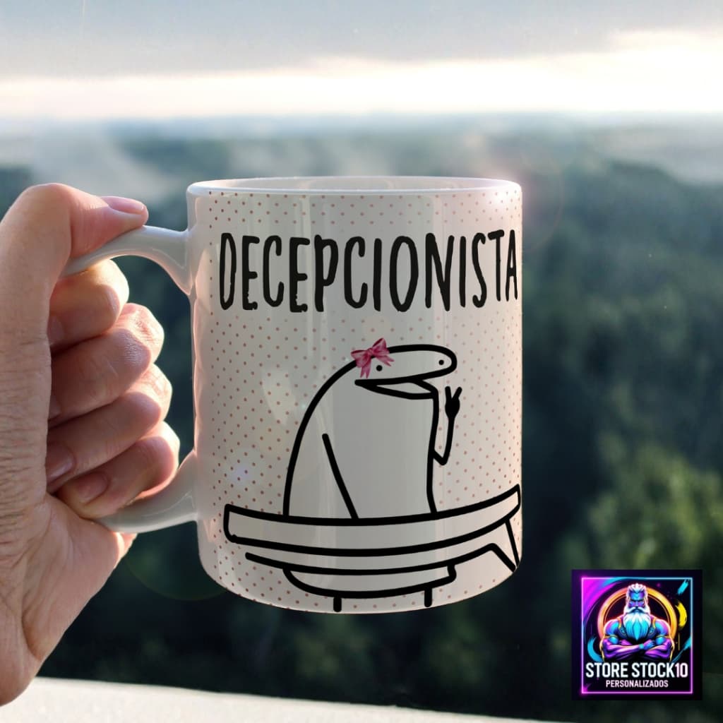 Caneca Personalizada 325ml Frase Humor Decepcionista Porcelana ou Polímero
