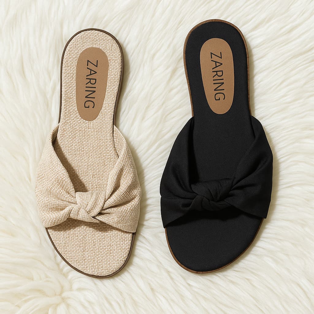 Kit 2 Pares Sandália Rasteirinha Feminina Conforto Lançamento Verão Rasteirinha Luxo