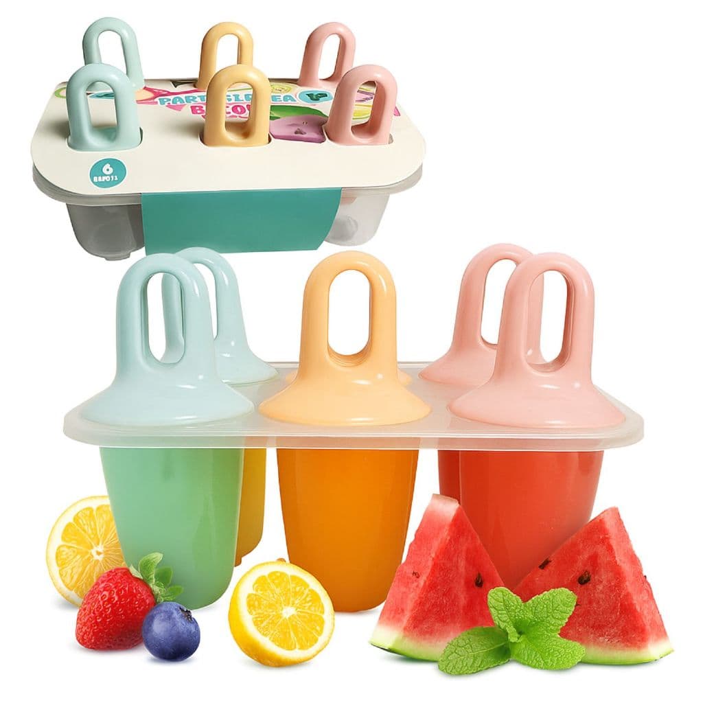 Forma Picolé Bebê Mini Forminha Sorvete Infantil 6 Cavidades