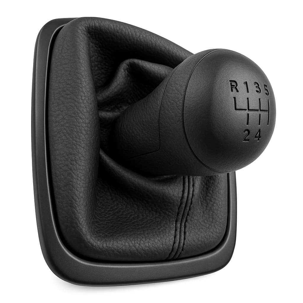 Manopla + Coifa Marcha Gol Saveiro Voyage 2017 A 2023 G7 G8  Preto e Vermelho