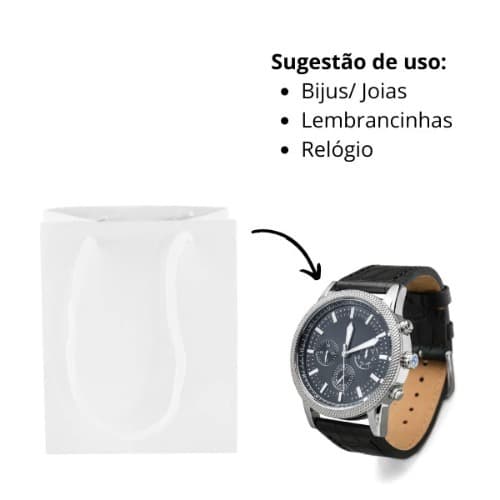 Sacola de papel Kraft  Para Presente Relógios/Bijuterias 10 Unidades