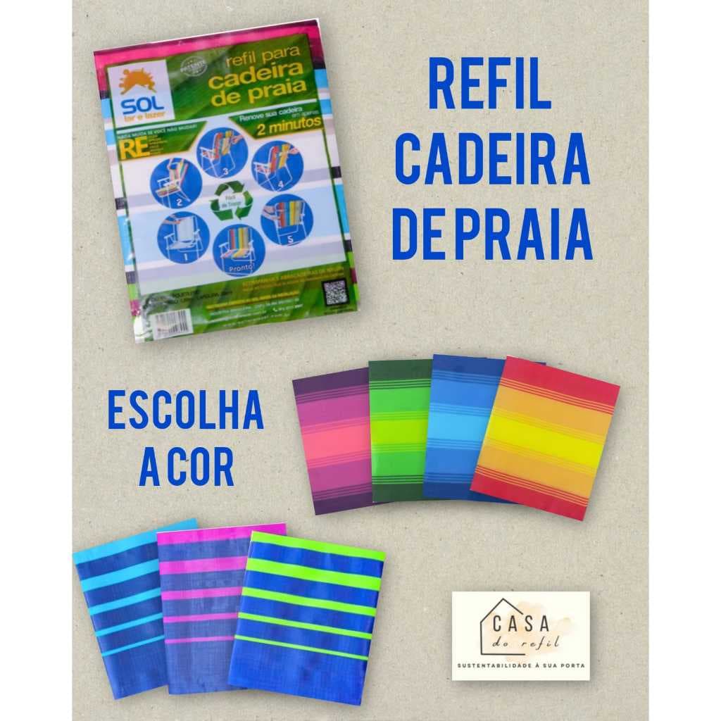 Refil para cadeira de praia