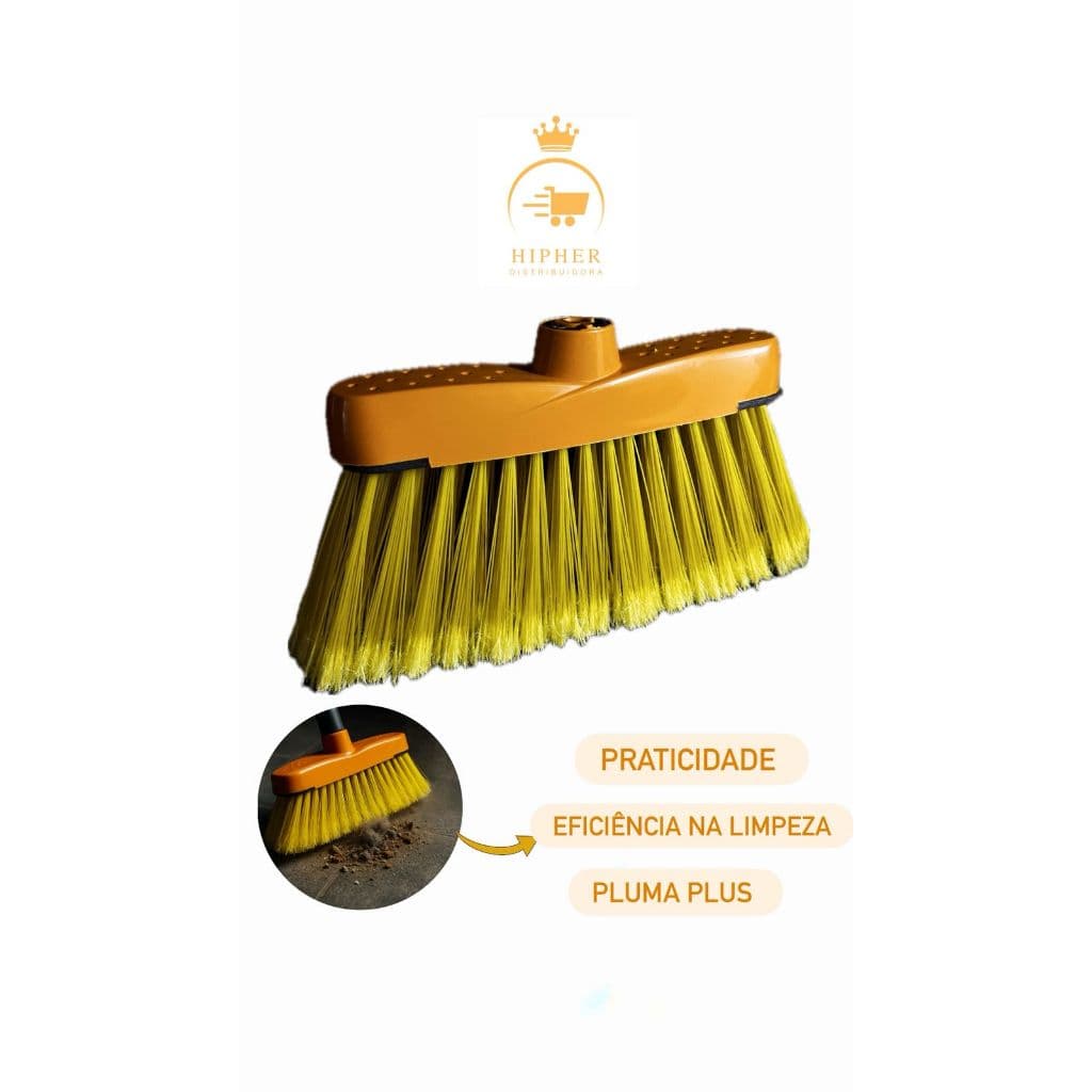 Vassoura para Vinílico e Laminado Cabo – Não Danifica o Piso