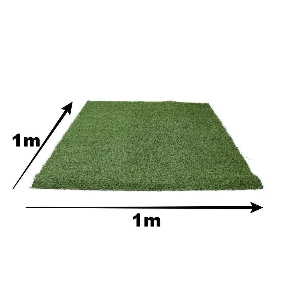 🛍️Grama Sintética Medida 1,00 x 1,00 ( 1.00m² ) Para Decoração Flores Jardim Campo - B28