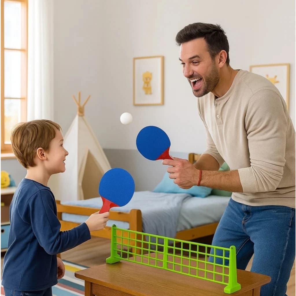 Kit Brinquedo Infantil Mesa de Tênis