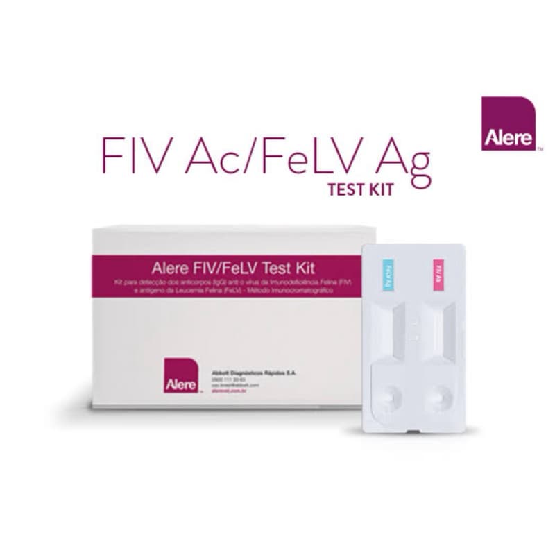 TESTE FIV/ FELV ALERE C/30 UNIDADES