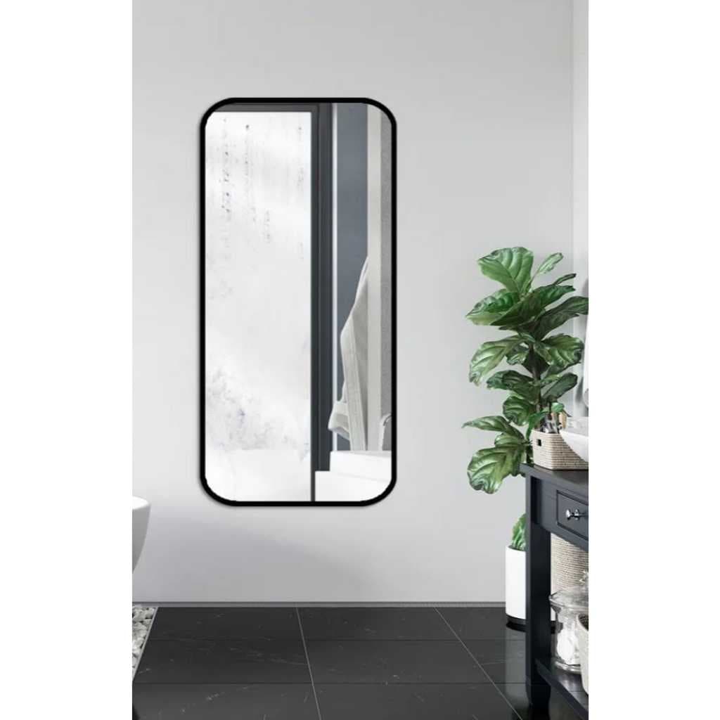 Espelho Horizontal Grande Aparador Com Moldura Preta 60*90 Decoração Moderna Portas Armários Espelho