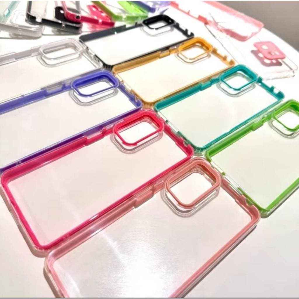 Capa Transparente 3 EM 1 PARA SAMSUNG A36 A56 S25 S25 PLUS S25 ULTRA A16 A06 S24 FE M35