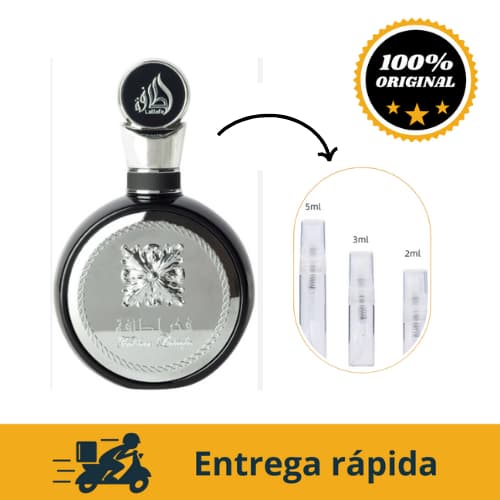 Perfume árabe FAKHAR BLACK, parfum masculino, original de qualidade e alta fixação.