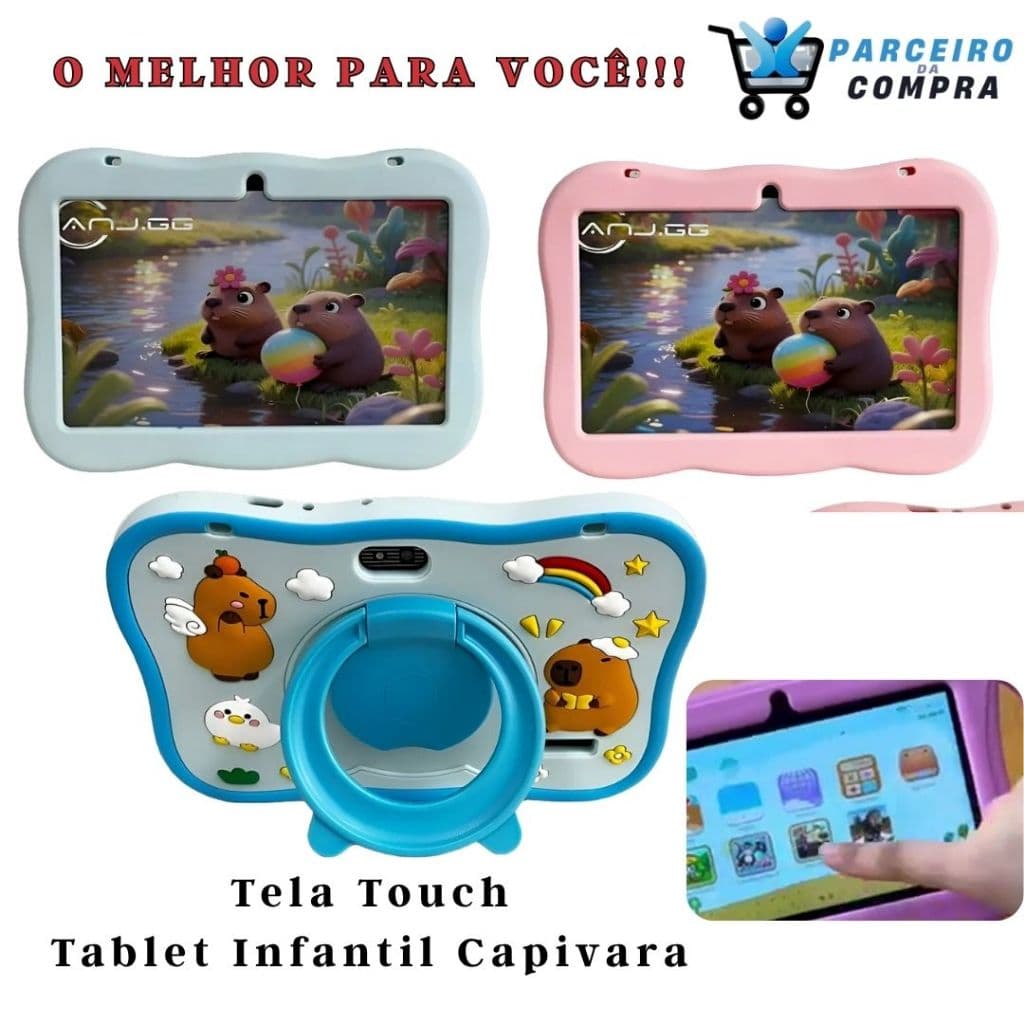 Tela Touch Modelo T20 Para Tablet Infantil Capivara Jogos Educativos Oferta