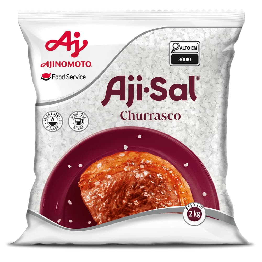 Aji-sal Sal Grosso Especial Para Churrasco Ajinomoto 2kg