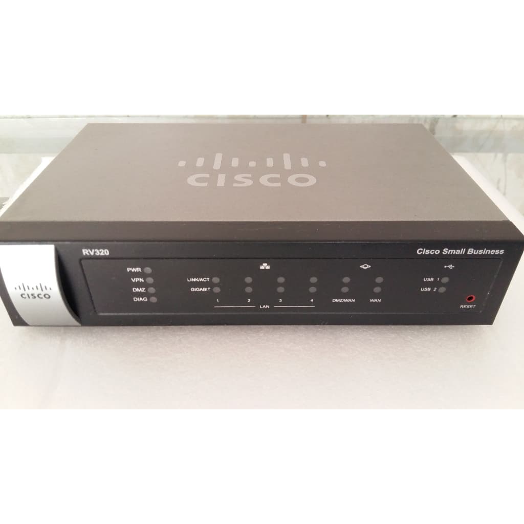 Roteador Cisco RV320 Dual Gigabit WAN VPN Usado
