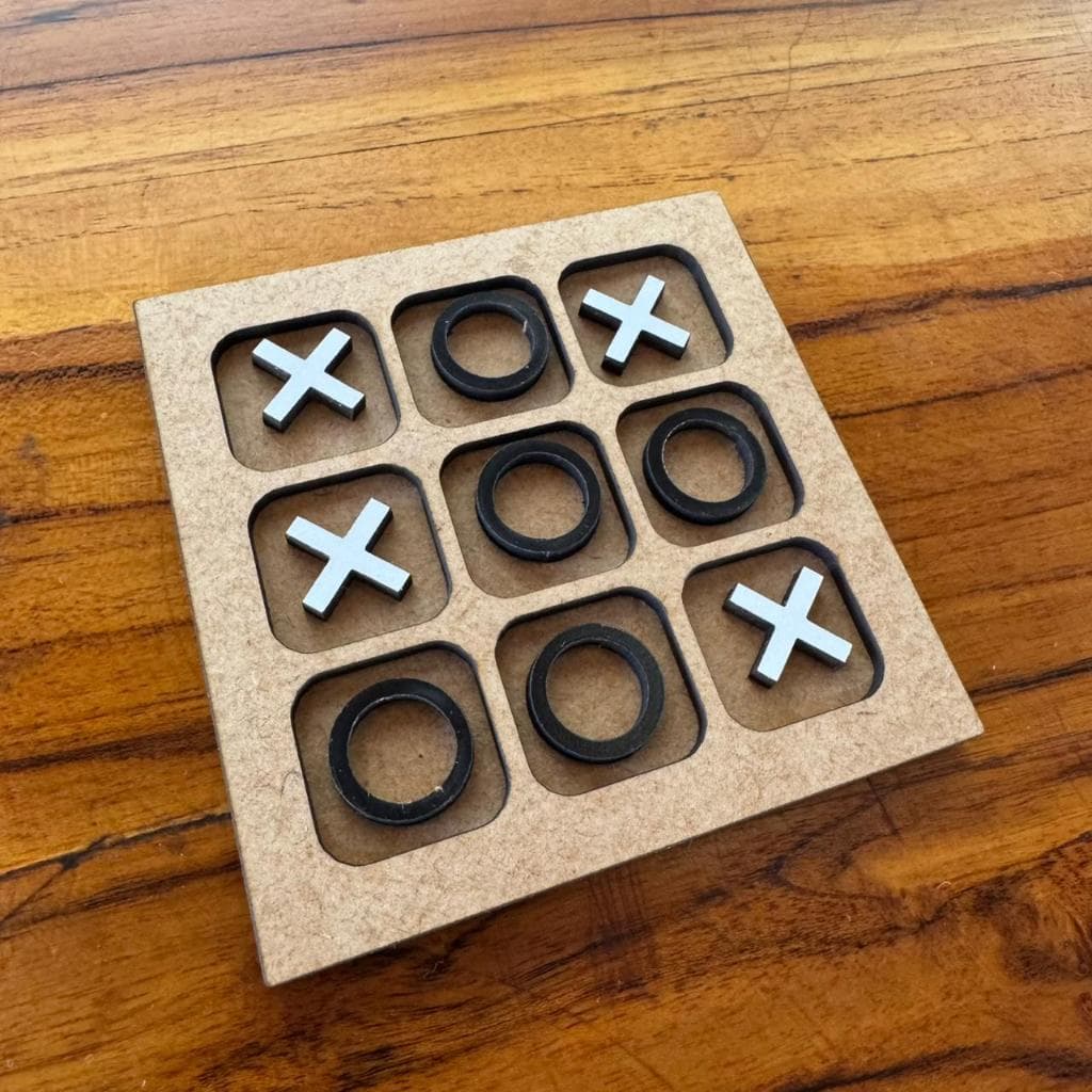 Kits Jogos Da Velha Tradicional Em Mdf 3mm Brinquedo Presente Lembrancinha