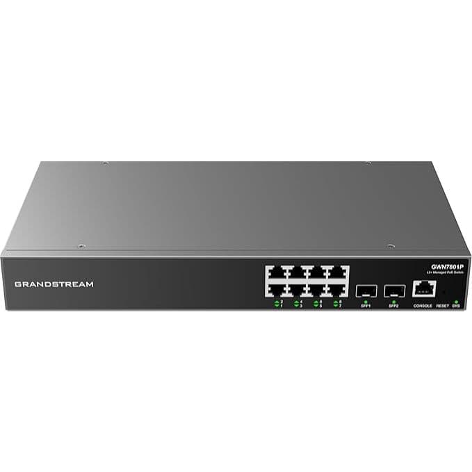 Switch Grandstream  Gwn7801p Gerenciável 8 Portas Giga Poe