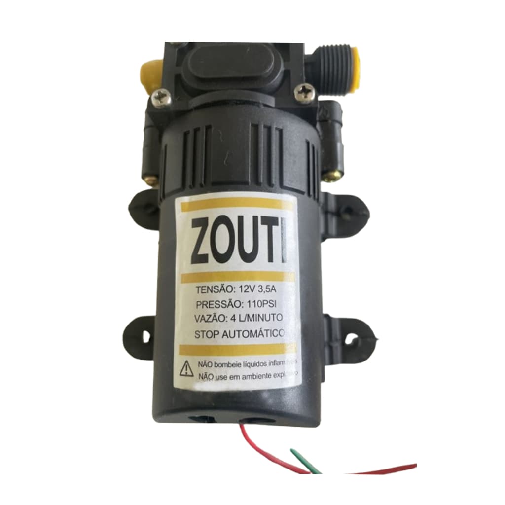 Bomba Motor Diafragma 12v  110 Psi Ar-condicionado, Irrigação, lavadoras, trator, barco