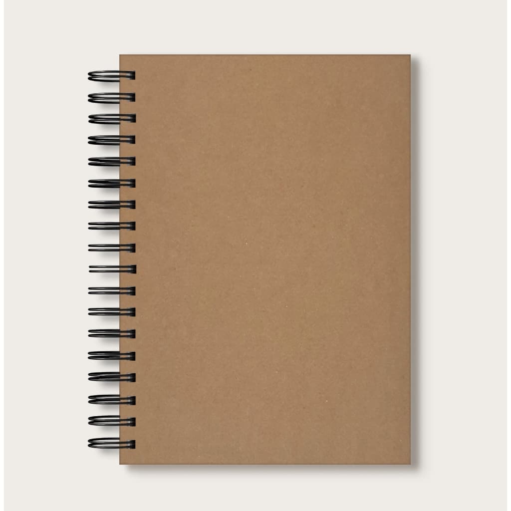 Caderno Capa Dura Sketchbook 17x24cm Kraft Desenho e Aquarela 240g