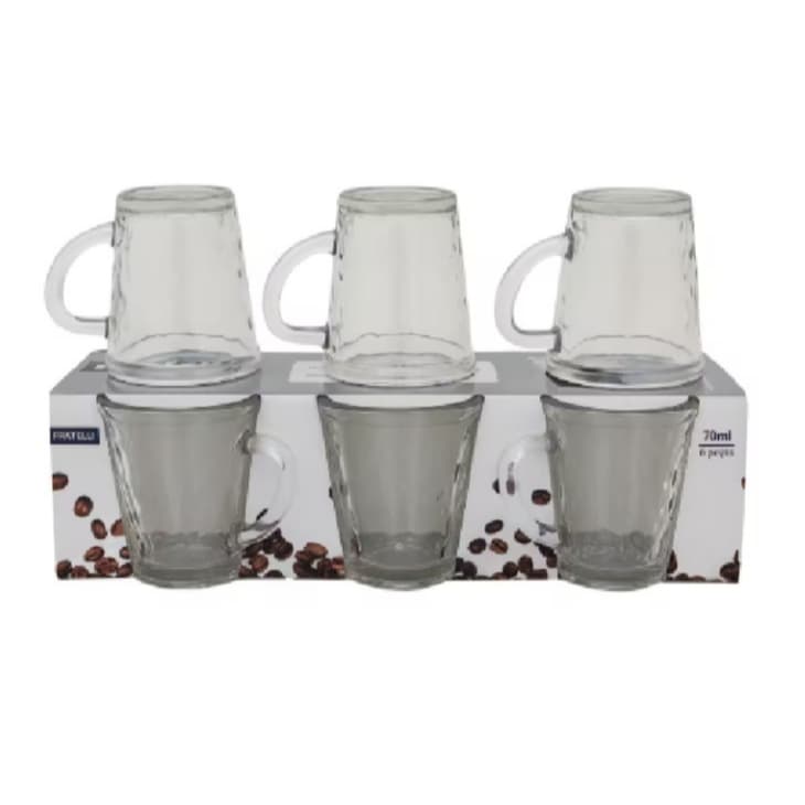 Xícaras Para Café Conjunto Com 6 Peças 70ml Fratelli Jogo De Xícaras