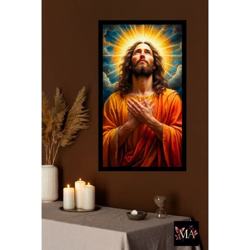 Quadros Decorativos Sagrado Coração de Jesus/ Jesus Cristo Religioso Para Sala Quarto Escritório Decoração