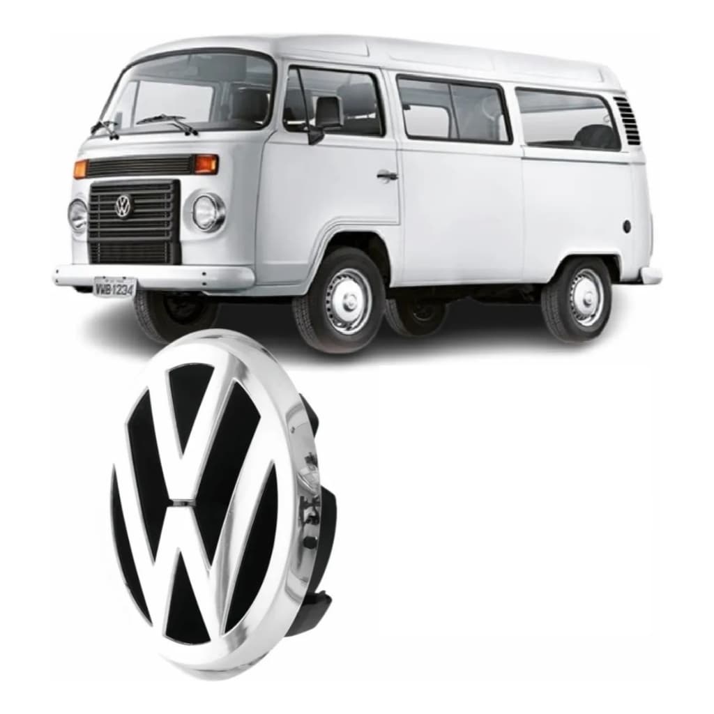 Emblema Vw Grade Kombi 2009 2010 2011 2012 A 2014 Cromado