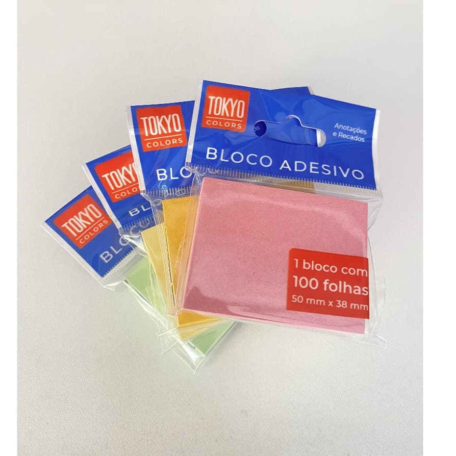 Post-it 200 folhas Bloco Adesivo Pequeno 50x38mm