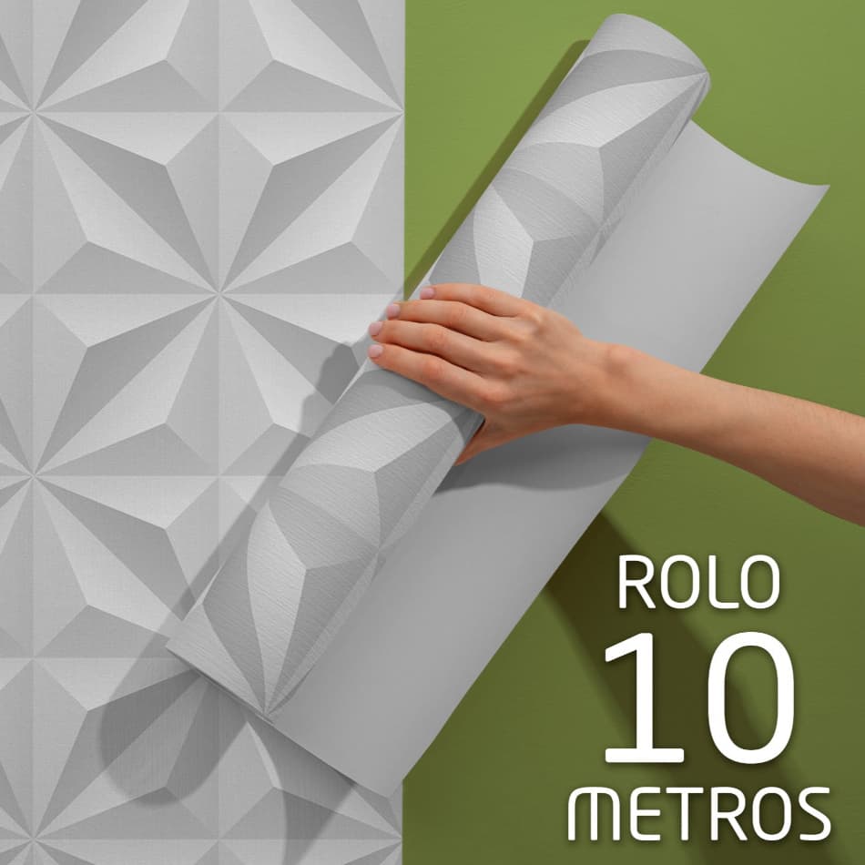 Papel de Parede Adesivo efeito 3D para Quarto Cozinha Sala Autocolante