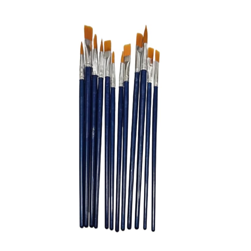 Kit 12 Pincel Culinário Para Decoração Pintura Bolo Confeitaria