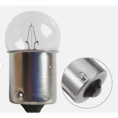Kit 10 Lâmpada Automotiva G18 12v 10w Sinalizador Moto Carro Soquete Iluminação Halogena Resistente