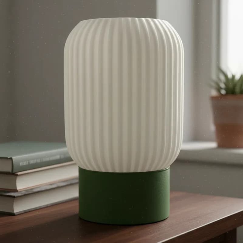 Luminária Abajur Nami Para Cabeceira Quarto Mesa Sala Decoração Aesthetic LED