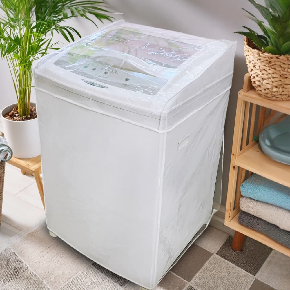 Capa Máquina de Lavar Transparente Impermeável 8 9kg 10kg 11kg 12kg 13kg 14kg 15kg 16k todas Marcas