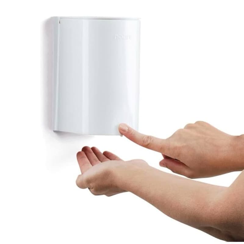 Dispenser mini p/sabonete espuma 500ml.(c/reserv) branco - Nobre