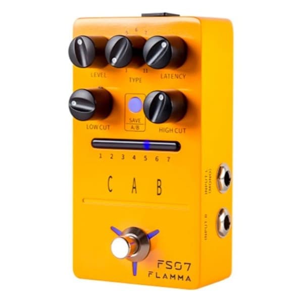 Pedal Flamma Fs07 Cab Efeito Guitarra IR Loader Impulse Response Simulação Amplificadores