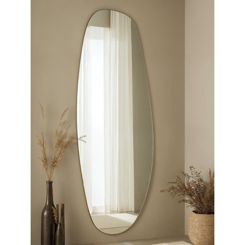 Espelho decorativo Sofia 115x40 organico 4mm lapidado