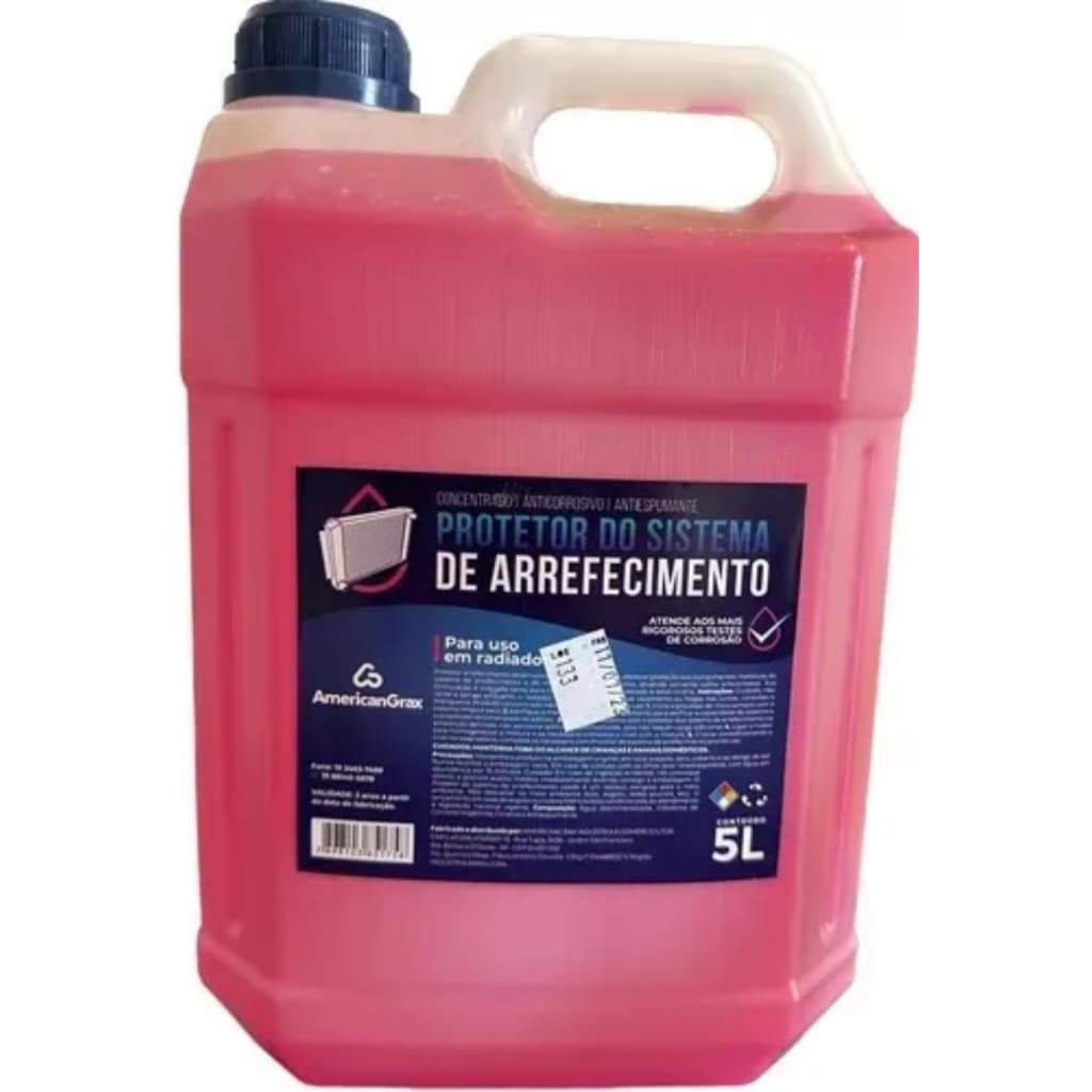 Aditivo Líquido Concentrado 5L Radiador Anticorrosivo Antiespumante