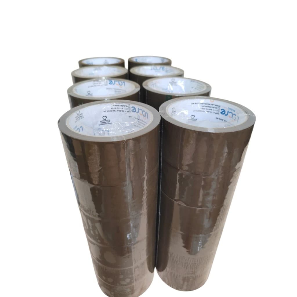 72 Rolos Fita Adesiva Marrom 45X50 Metros